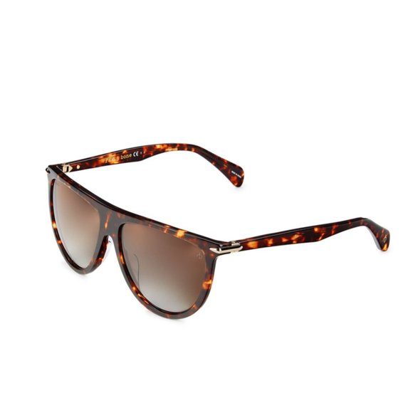 RAG & BONE 57MM Round Sunglasses Brown main image 12